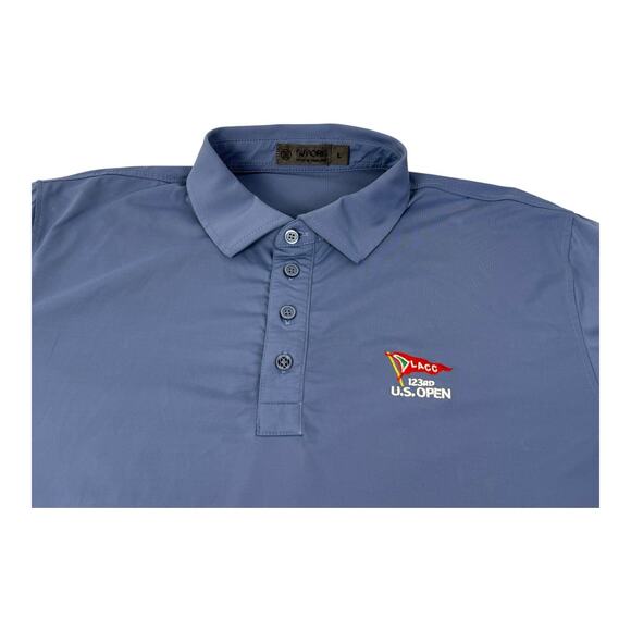 G/Fore Los Angeles Country Club LACC Men’s L Golf Polo Shirt 123rd U.S.Open - Picture 1 of 15